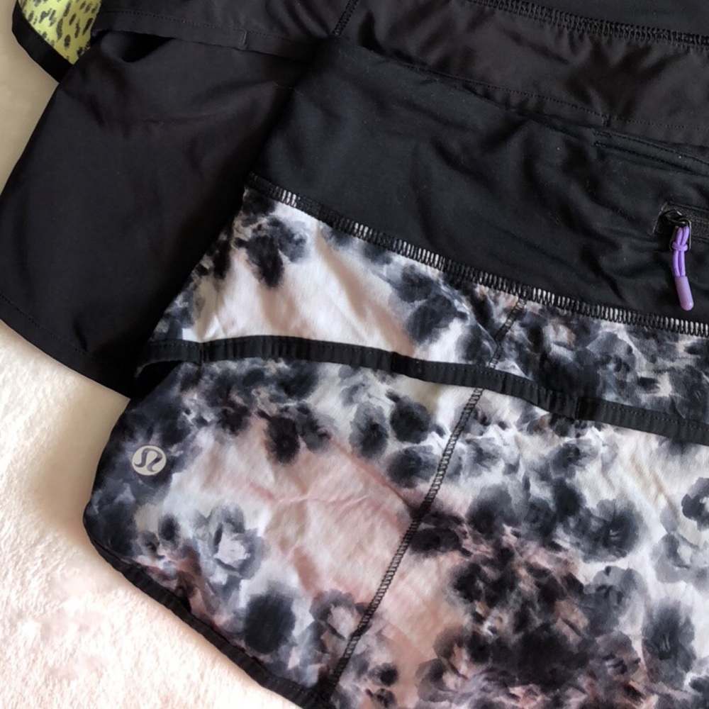 Lululemon Black and White shorts